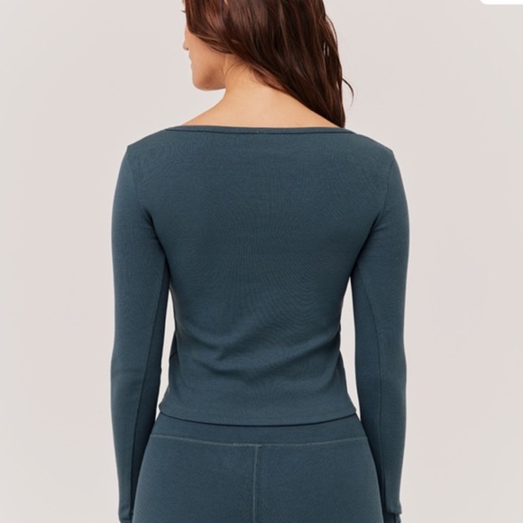 ‼️NWT: Pact Organic Cotton Ore Ribbed Long Sleeve Top - S - Picture 4 of 4